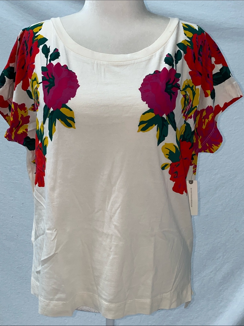 By Anthropologie Floral Tee - 🌹